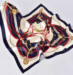 Sjaals zijden vierkant sjaal voor vrouwen 65x65cm mooi ontwerppatroon geprinte luxe elegante zijde kerchief zakdoek real silk t1807524
