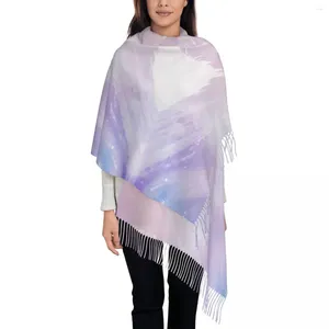 Foulards Sky Womens Warm Winter Infinity Set Couverture Écharpe Couleur Pure