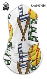 Écharpes softball love extérieur sport doux et foulard de balle de balle de balle de balle de baseball batte cool pour les enfants girl boy7510714