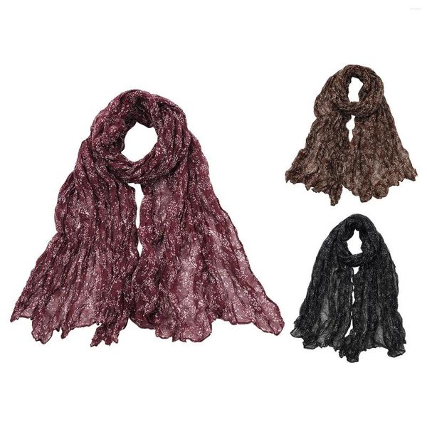 Foulards couleur unie imitation simple cheveux suspendus foulard de mode polyvalent et chaud pour les femmes en soie