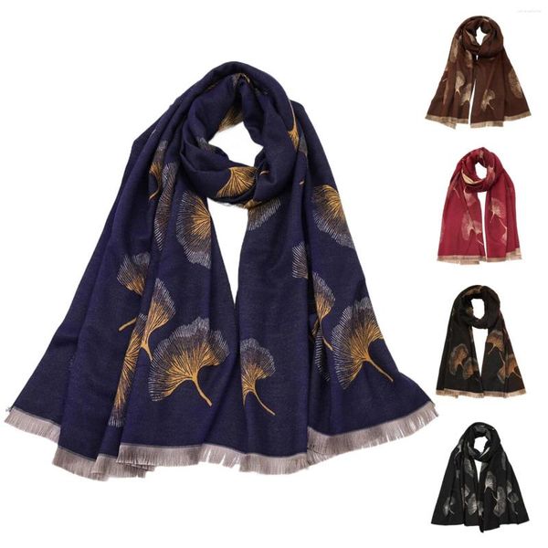 Foulards couleur unie imitation simple cheveux suspendus foulard de mode polyvalent et chaud pour les femmes foulards en soie