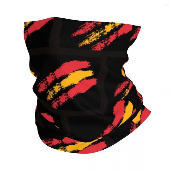 Foulards Drapeau Espagnol Bandana Cache-Cou Imprimé Espagne Espana Masque Écharpe Multifonctionnel Visage Équitation Pour Hommes Femmes Adulte Hiver