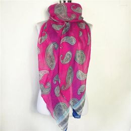 Sjaals lente dames sjaal lange vrouwelijke bloemenprint cashew flowers sjaal wrap