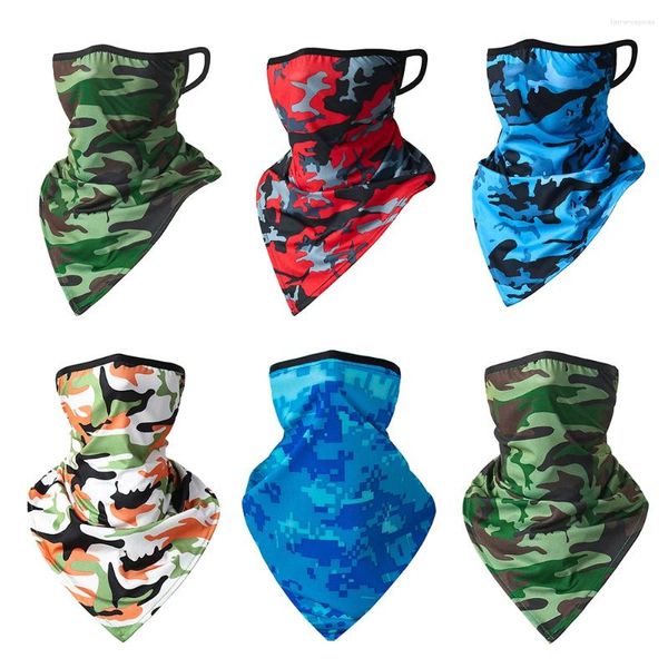 Écharrés Masque à vélo d'été Écharpe écharpe Headscarves Face Couvercle de couverture de couverture Bandana Sports Outdoor UV Protection