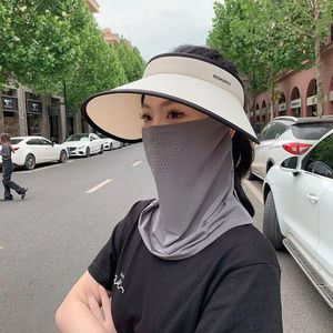 Sjaals Zomer Gezicht Outdoor Neck Wrap Cover Sport Voor Vrouwen Zijden Masker Zonnebrandcrème Sjaal