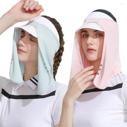 Scarves Sunscreen Sun Hat CYcling Sport Face Mask For Women Girls Full Neck Protection Sunshade Shawl Masks Cap UV Protect Visor Summer
