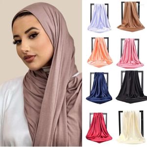 Craquins d'écarts Suncreen Super Stretch Fières Femmes Filles Headus Châle Tête enveloppe Plaine Jersey Hijab Scarf