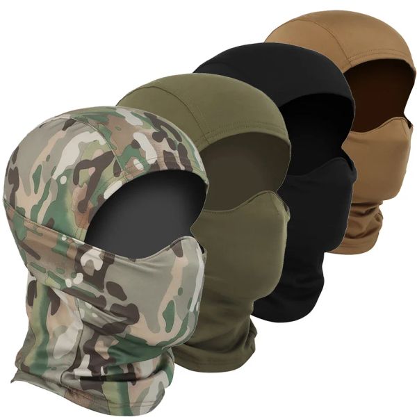 Bufandas balaclava balaclava militar mascarilla de mascarilla cubierta del ciclismo ejército de ciclismo gorro de caza camuflaje balaclava bufanda