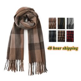 Écharpes Tailor Smith Hommes Écharpe Hiver Plaid Gland Mode Formelle Doux Pour Hommes 230928