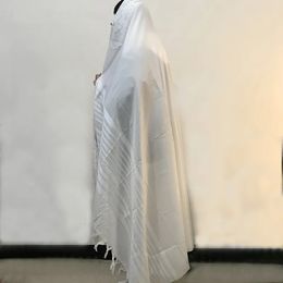 Sjaals Tallit Israel Je Talit Design witte kleur polyester groot formaat gebedssjaal met tas 140x190cm 230928