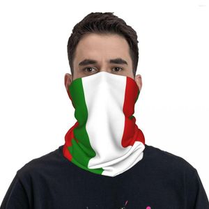 Foulards Le Drapeau De L'Italie Bandana Cache-Cou Imprimé Visage Écharpe Masque Chaud En Plein Air Sprots Pour Hommes Femmes Adulte Respirant