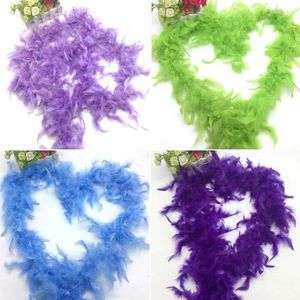 Foulards épaissir peluche plume de dinde douce bande de garniture complète pour la fête de mariage Costume scène danse bricolage décorations