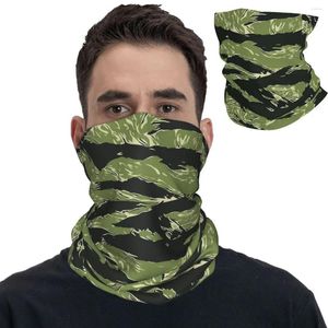 Bufandas Tiger Stripe Camo Bandana Cubierta de cuello Impreso Magic Bufanda Warm Headwear Ciclismo para hombres Mujeres Adulto A prueba de viento