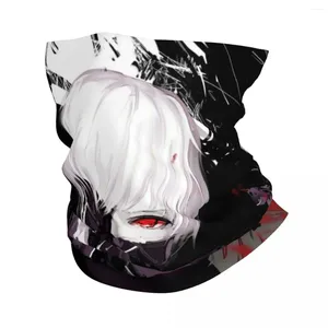 Sjaals Tokyo Ghou Bandana Neck Gaiter Gedrukt Ken Kaneki Balaclavas Magic Scarf Multifunctioneel fietsen Running Unisex Adult Ademend