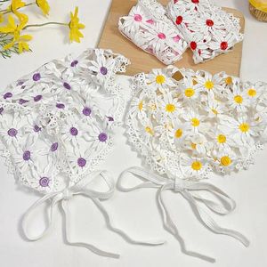 Craquins fouettes triangulaires Daisy Daisy French Style Pastoral Bandeau dentelle Fringe Fringe Femmes