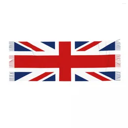 Sjaals UK Britse vlag Wintersjaal Sjaals Wrap Dames Heren Warm Bufanda Kwastje