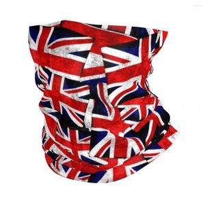 Écharbes Union Jack British England UK Flag Bandana Neck Cover Balaclavas Wrap écharf à cyclisme multi-usages sportives extérieures adultes toute la saison