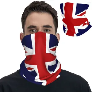 Écharpes Union Jack Flag of the UK Bandana Neck Cover Balaclavas Wrap écharf à cyclisme chaud Randonnée Unisexe Adult Lavable