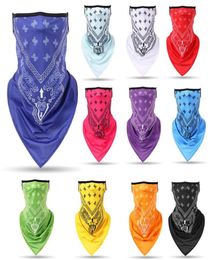 Foulards unisexe Bandana Triangle demi-visage suspendu oreille Sport de plein air course randonnée cyclisme Actical cou couverture anti-poussière 8463750