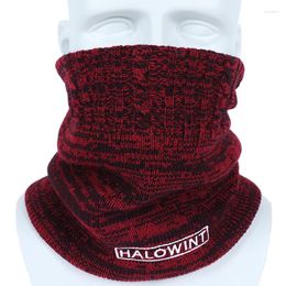 Écharpes unisexe couple tricoté écharpe hiver russe cou plus chaud pull chaud coupe-vent châle élastique tricot crochet
