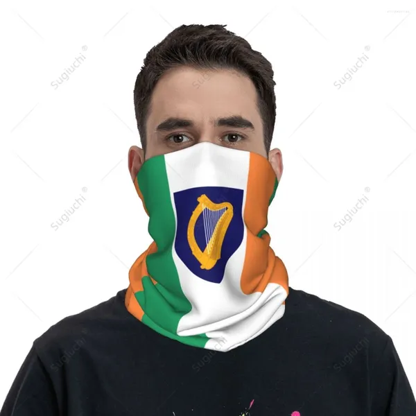 Foulards unisexe drapeau de l'Irlande foulard foulard cou visage masque plus chaud sans couture bandana chapeaux cyclisme randonnée