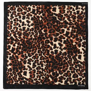 Écharpes unisexes hommes femmes léopard imprimé coton bandana hairband masculin sportive casse-coiffure coiffure coiffe
