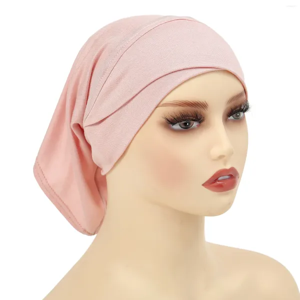 Foulards unisexe Spandex Tube chaussette large bandeau élastique Loc Cap cheveux longs redoute Satin tête enveloppement pour femmes hommes casquettes de couchage