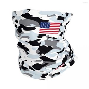 Écharpes États-Unis Camouflage Urbain Style Militaire Bandana Cou Couverture Camo USA Drapeau Wrap Écharpe Chapeaux Pêche Pour Hommes Coupe-Vent