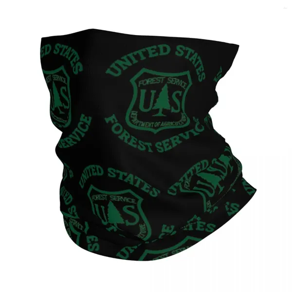 Bufandas Servicio Forestal de los Estados Unidos USFS Cubierta de cuello Bandana Balaclavas Bufanda Bufanda Múltiple pesca de banda para la cabeza múltiple para hombres Mujeres adultas