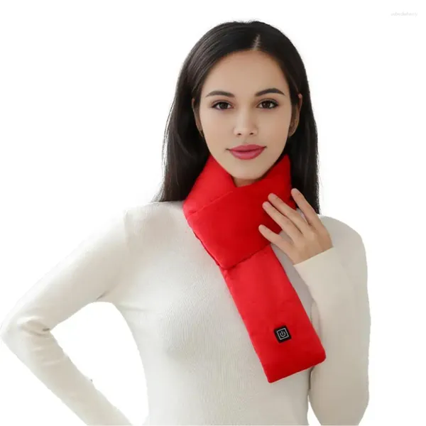 Foulards USB alimenté foulard de cou graphène chauffage sans fil rechargeable avec réglage à trois vitesses pour les hommes d'hiver