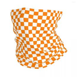 Bufandas Ut Knoxville End Zone Checkered Bandana Neck Cover Football Balaclavas Magic Scarf Multi-uso Ciclismo RunningAdult Transpirable