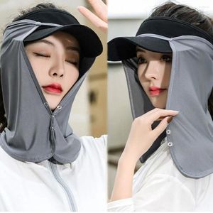 Écharpes Protection UV pour les hommes face aux femmes Neck Neck Summer Suncreen Veil Swarf Mask Anti-UV Cover