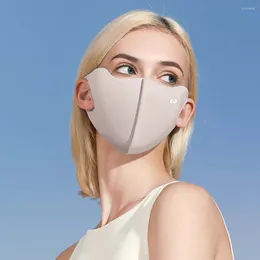 Sjaals UV-bescherming zijden masker gezicht schild verstelbare gini anti-uv deksel ultraviolet-proof zonnebrandcrème buiten