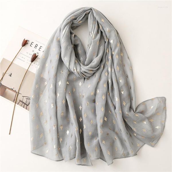 Foulards VISROVER 5 couleurs feuille impression été plage écharpe femmes Pashmina Hijab châle Wrap femme Designer fête cadeau en gros