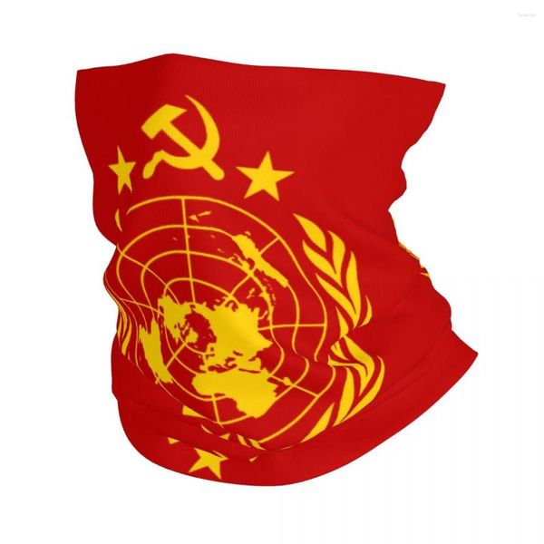 Foulards Vladimir Ilyich Lénine Marxisme CCCP Communisme Socialisme Bandana Cache-Cou Imprimé Masque Écharpe Chaud Chapeaux Équitation Pour Hommes Femmes