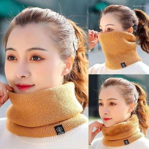 Bufandas cubierta de cuello cálido bufanda de invierno para niñas niñas para niñas necio de narrillo de lana de lana de lana de lana de algodón nevada