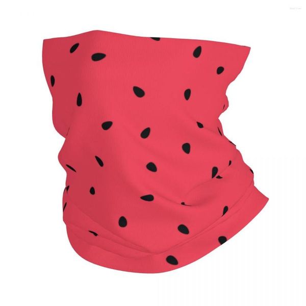 Écharpes Pastèque Fruit Bandana Cou Couverture Imprimé Balaclavas Wrap Écharpe Multi-usage Chapeaux Randonnée Pour Hommes Femmes Adulte Lavable