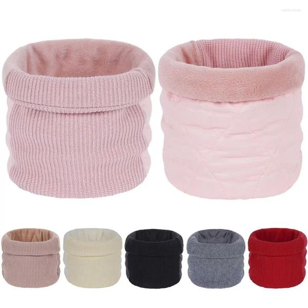 Bufandas Invierno Fleece Cuello Polaina Calentador Clima Frío Esquí Mascarilla Bufanda Para Hombres Mujeres Pasamontañas Medio Bandana Tubo