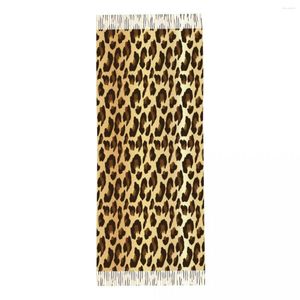 Sjaals Winter Sjaal Vrouwen Dunne Warme Sjaal Wrap Leopard Skin Tassel Lady Deken Echarpe Bufanda Hijab