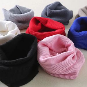 Écharpes hiver chaud cachemire femmes élastique tricoté écharpe anneau cou snood femme épaissir coupe-vent unisexe 231007