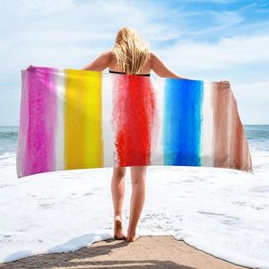 Écharpes serviette de plage de plage super léger dye dye imprimé motif coloré de bain de bain couverture de sable écharpelles de voyage à sec rapides
