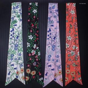 Écharrés Fonds Fashion Ribbon Swek Beau design Girls Firls Neckerchief Hair Band Band Handle Wraps Small Neck