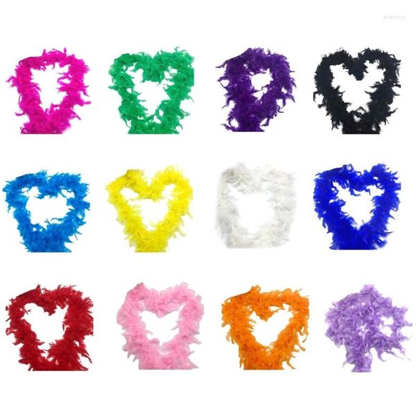 Bufandas Mujeres Boas de plumas Bufanda para fiestas de carnaval WesternStyle Flapper Cosplay Party Costume Fashion Roleplay Props DXAA