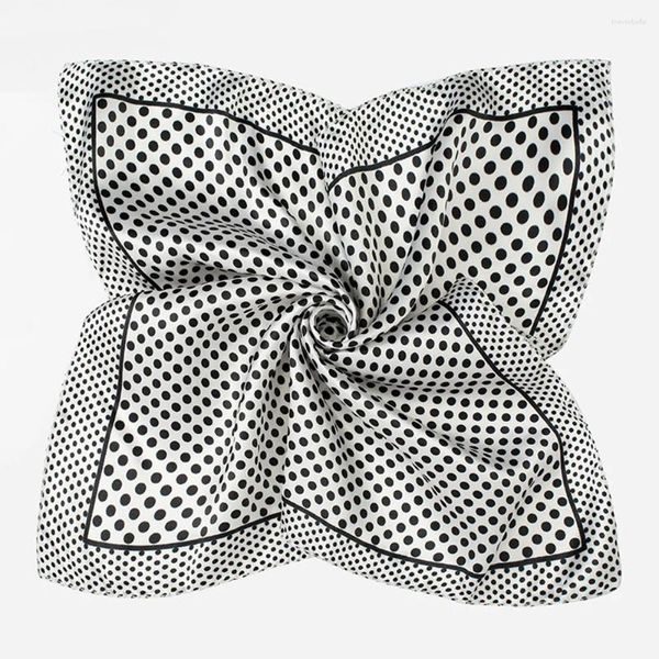 Foulards Femmes Foulard Foulard Carré Soie Élégant Dames Bandanas Imprimer Bandeau Multifonction Écharpe Hôtesse Foulard