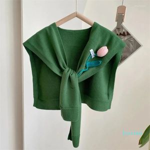Écharpes femmes écharpe tricotée pour les Occasions formelles tulipes ménage polyvalent