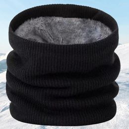 Écharpes femmes hommes couche plus chauds molle tricot en tricot de patinage hivernal confortable coulant de ski chaud pour temps froid