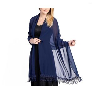 Foulards femmes écharpe robes de soirée élégantes châles luxe Sexy crème solaire ombre Portable peau amicale dames Cape