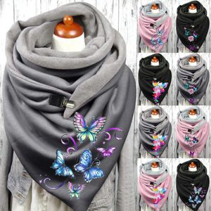 Sjaals Vrouwen Sjaal Hijaabs Vrouwelijke Dame Knop Wrap Multifunctionele Sjaal Warme Fleece Winddicht Winter Szaliki 231026