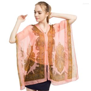 Foulards femmes été châle Poncho conduite crème solaire écharpe Protection solaire plage Bikini couverture doux confortable