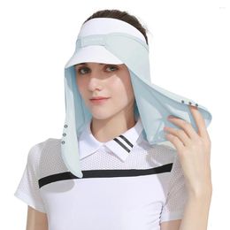 Écharpes Femmes Capuche solaire Face d'été Nou Masks Sunshade Cover Couvreau Soleil Protection protectrice Visor extérieur cyclisme